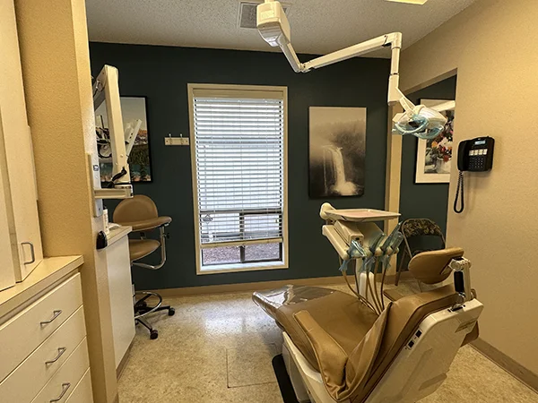  An inside look at our office and dental chair. 